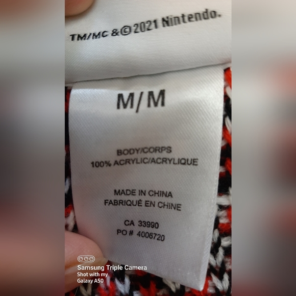 Super Mario Nintendo Cardigan Sweater - Picture 6 of 6